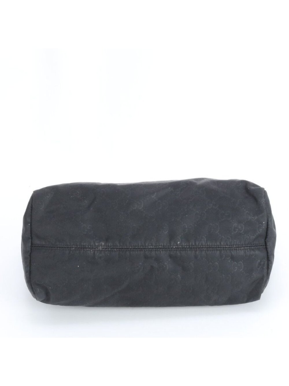 Gucci GG Nylon Leather Tote Shoulder Hand Black - Picture 5 of 9